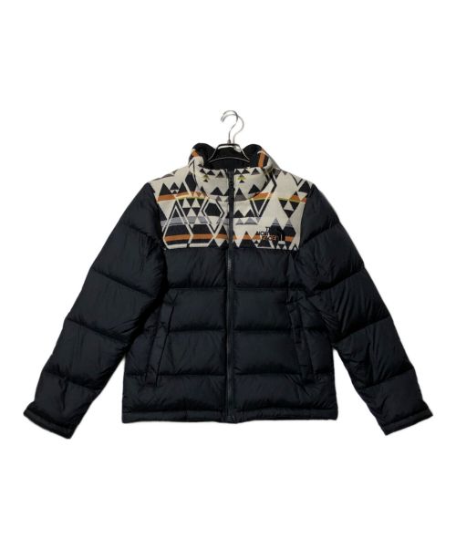 THE NORTH FACE（ザ ノース フェイス）THE NORTH FACE (ザ ノース フェイス) PENDLETON (ペンドルトン) アーガイルダウンジャケット ベージュ サイズ:Mの古着・服飾アイテム