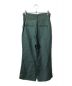 QUWAGI (クワギ) FRONT SLIT PANTS グリーン サイズ:38：7000円