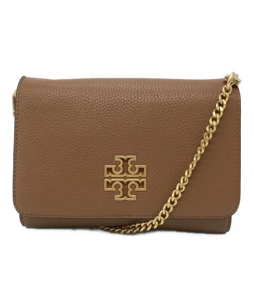 TORY BURCH（トリーバーチ）TORY BURCH (トリーバーチ) チェーンショルダーバッグ ブラウンの古着・服飾アイテム