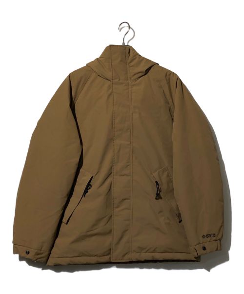 +PHENIX（プラスフェニックス）+PHENIX (プラスフェニックス) EDIFICE (エディフィス) 別注 GORE-TEX フード ダウンジャケット ブラウン サイズ:Lの古着・服飾アイテム