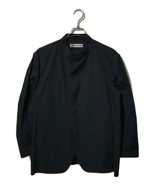 ISSEY MIYAKE（イッセイミヤケ）ISSEY MIYAKE (イッセイミヤケ) 比翼バンドカラーシャツ ブラック サイズ:3の古着・服飾アイテム