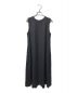 cornier（コルニエ）の古着「WORSTED WOOL SLEEVELESS CASUAL DRESS」｜ブラック