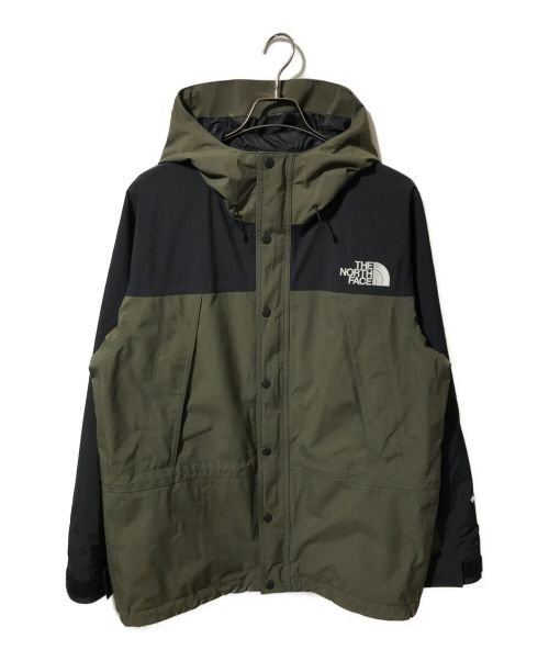 THE NORTH FACE（ザ ノース フェイス）THE NORTH FACE (ザ ノース フェイス) Mountain Light Jacket カーキ×ブラック サイズ:Lの古着・服飾アイテム