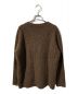 AURALEE (オーラリー) BABY ALPACA WOOL WIDE RIB KNIT ブラウン サイズ:1：14000円