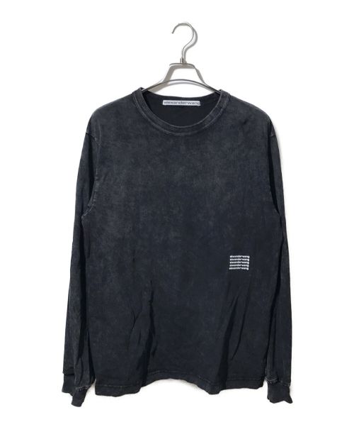 ALEXANDER WANG（アレキサンダーワン）ALEXANDER WANG (アレキサンダーワン) アッシドウォッシュロンT ブラック サイズ:Mの古着・服飾アイテム