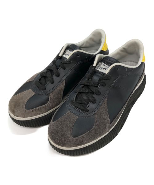 Onitsuka Tiger（オニツカタイガー）Onitsuka Tiger (オニツカタイガー) DELECITY/1183A386/スニーカー イエロー×ブラック サイズ:24の古着・服飾アイテム