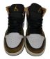 NIKE (ナイキ) Air Jordan 1 Mid ベージュ×イエロー サイズ:US7.5/UK6.5/EUR40.5/cm255：6000円