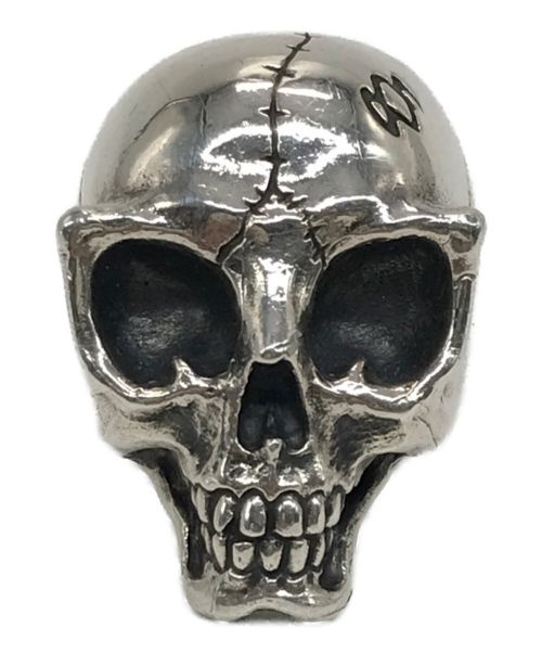 GOTHIC YOHJI YAMAMOTO（ゴシックヨウジヤマモト）GOTHIC YOHJI YAMAMOTO (ゴシックヨウジヤマモト) ALIEN SKULL RING SILVER シルバー サイズ:17号の古着・服飾アイテム