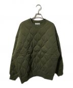 SOFTHYPHENソフトハイフン）の古着「QUILTED PULLOVER」｜オリーブ