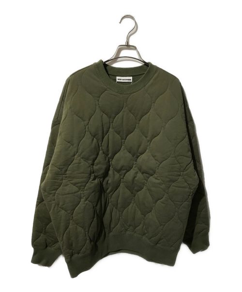 SOFTHYPHEN（ソフトハイフン）SOFTHYPHEN (ソフトハイフン) QUILTED PULLOVER オリーブ サイズ:03の古着・服飾アイテム