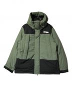 FIRST DOWNファーストダウン）の古着「WRAP DOWN PARKA DICROSR MAURI」｜オリーブ