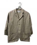 COMME des GARCONS SHIRTコムデギャルソンシャツ）の古着「リネンテーラードジャケット」｜ベージュ