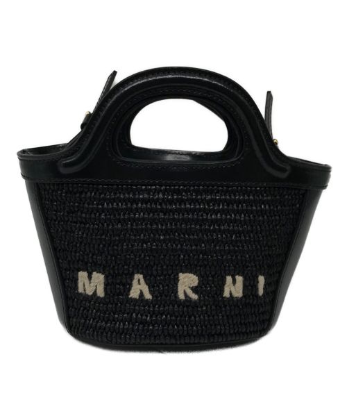 MARNI（マルニ）MARNI (マルニ) ２WAYミニカゴバッグ ブラックの古着・服飾アイテム