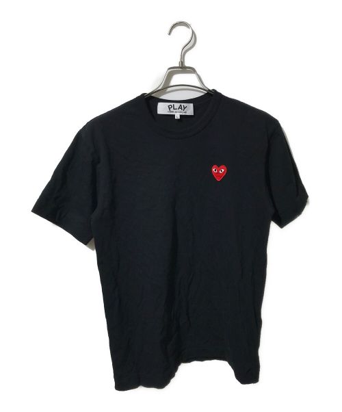 PLAY COMME des GARCONS（プレイ コムデギャルソン）PLAY COMME des GARCONS (プレイ コムデギャルソン) アイコンプリントTシャツ ブラック サイズ:Lの古着・服飾アイテム