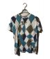 Vivienne Westwood man（ヴィヴィアン ウェストウッド マン）の古着「アーガイルTシャツ/S25GC0320 S22854」｜スカイブルー