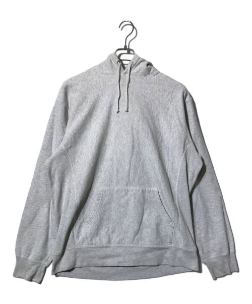 SUPREME（シュプリーム）Supreme (シュプリーム) Embossed Logo Hooded Sweatshirt グレー サイズ:XLの古着・服飾アイテム