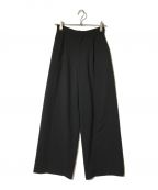 CLANEクラネ）の古着「WIDE LONG PANTS」｜ブラック