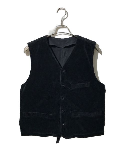 Porter Classic（ポータークラシック）Porter Classic (ポータークラシック) Corduroy Classic vest ブラック サイズ:Lの古着・服飾アイテム