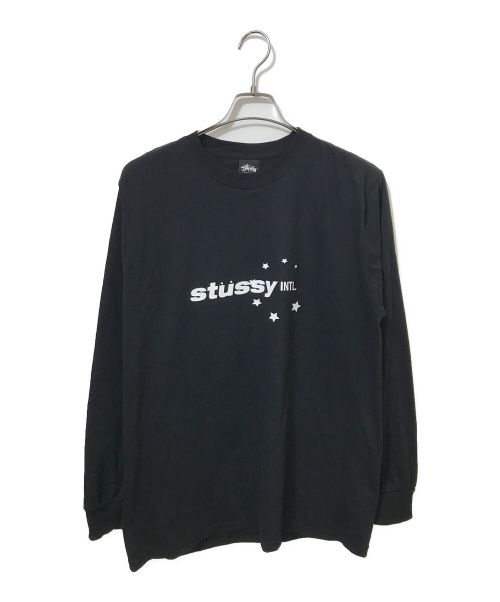 stussy（ステューシー）stussy (ステューシー) STAR SPORT LS TEE ブラック サイズ:Mの古着・服飾アイテム