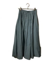 CLANE（クラネ）の古着「VOLUME MAXI SKIRT BLUE」｜スカイブルー