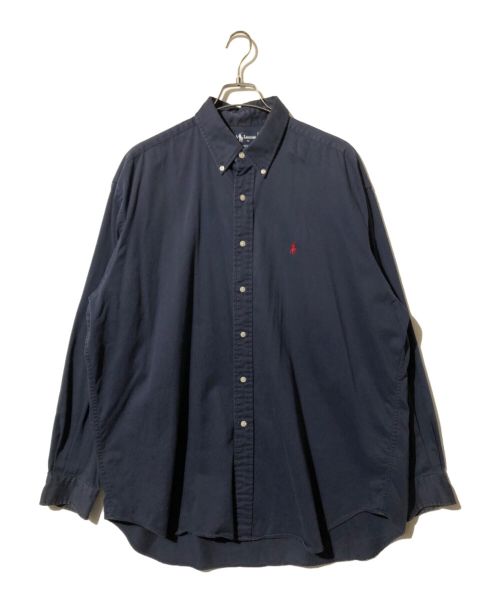 POLO RALPH LAUREN（ポロ・ラルフローレン）POLO RALPH LAUREN (ポロ・ラルフローレン) ボタンダウンシャツ ネイビー サイズ:XLの古着・服飾アイテム