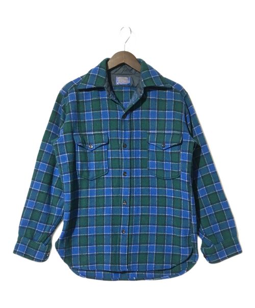 PENDLETON（ペンドルトン）PENDLETON (ペンドルトン) チェックネルシャツ ブルー サイズ:Mの古着・服飾アイテム