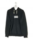 KITH×nonnativeキス×ノンネイティブ）の古着「「ROGGY HOODIE」ロゴパーカー」｜ブラック