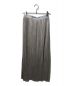 THINGS THAT MATTER (シングスザットマター) FOIL SATIN PLEATS NARROW SKIRT グレー サイズ:2：9000円