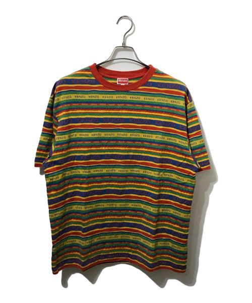 KENZO（ケンゾー）KENZO (ケンゾー) ロゴボーダーTシャツ マルチカラー サイズ:Sの古着・服飾アイテム