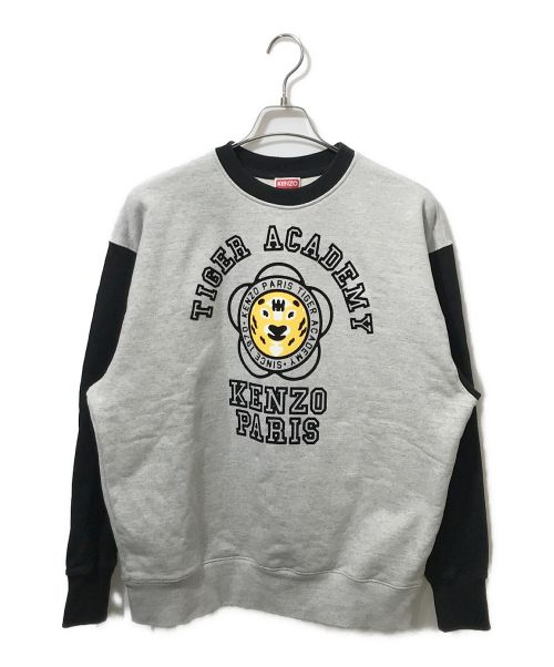 KENZO（ケンゾー）KENZO (ケンゾー) TIGER ACADEMY'スウェット グレー サイズ:Sの古着・服飾アイテム