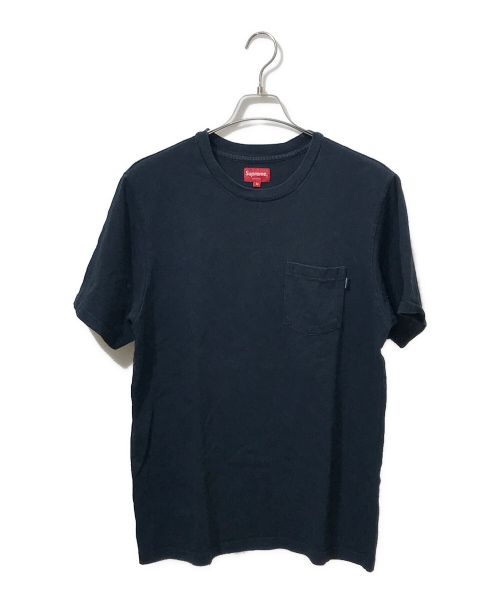 SUPREME（シュプリーム）SUPREME (シュプリーム) ワンポイントロゴポケットTシャツ ブラック サイズ:Mの古着・服飾アイテム