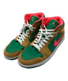 NIKE（ナイキ）の古着「Air Jordan 1 Mid "Wheat and Water Melon"」｜グリーン