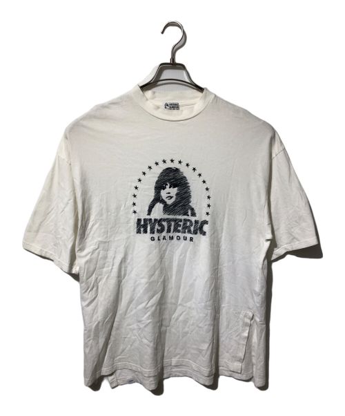 Hysteric Glamour（ヒステリックグラマー）Hysteric Glamour (ヒステリックグラマー) STAR CIRCLE WOMAN刺繍 ビッグTシャツ/01191CT01 ホワイト サイズ:FREEの古着・服飾アイテム