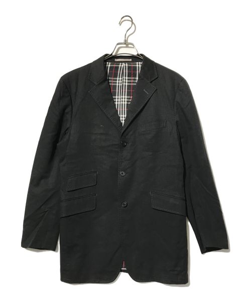 BURBERRY BLACK LABEL（バーバリーブラックレーベル）BURBERRY BLACK LABEL (バーバリーブラックレーベル) テーラードジャケット ブラック サイズ:Lの古着・服飾アイテム