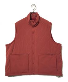 EVISEN（エビセン）の古着「MIND LIGHT QUILTING VEST」｜レッド