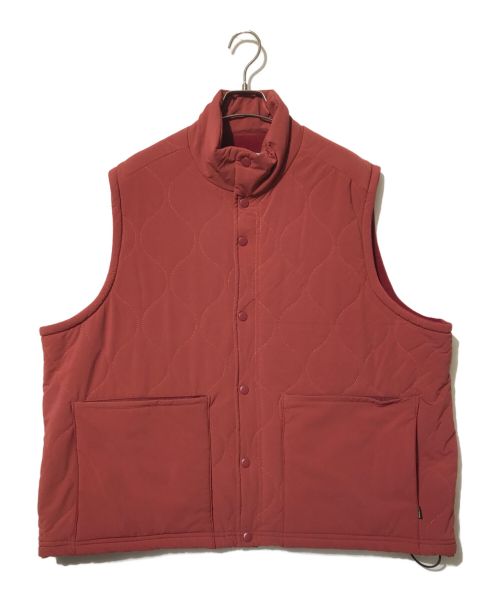 EVISEN（エビセン）EVISEN (エビセン) MIND LIGHT QUILTING VEST レッド サイズ:Lの古着・服飾アイテム