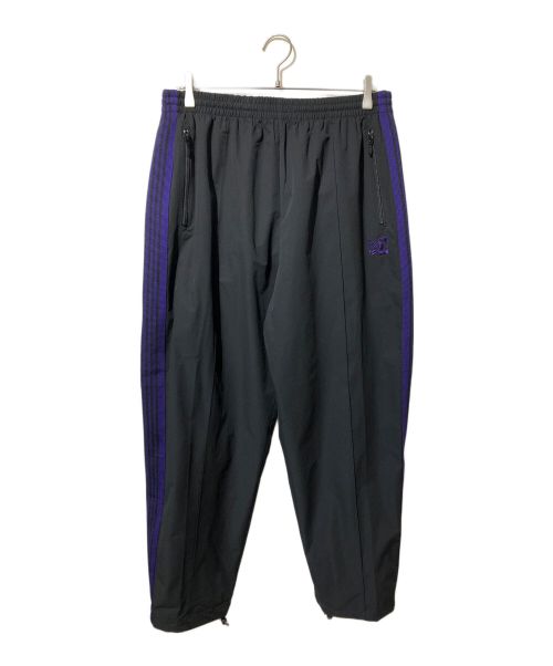 Needles（ニードルズ）Needles (ニードルズ) DC SHOES (ディーシーシューズ) Track Pant - Poly Ripstop ブラック×パープル サイズ:Ｍの古着・服飾アイテム