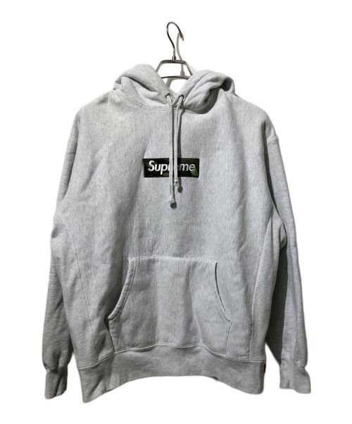 SUPREME（シュプリーム）SUPREME (シュプリーム) BOX LOGO HOODED SWEATSHIRT ライトグレー サイズ:Mの古着・服飾アイテム