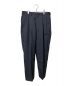 HEUGN（ユーゲン）の古着「GEORGE 2PLEATED TROUSERS/TROUSER 005」｜ネイビー