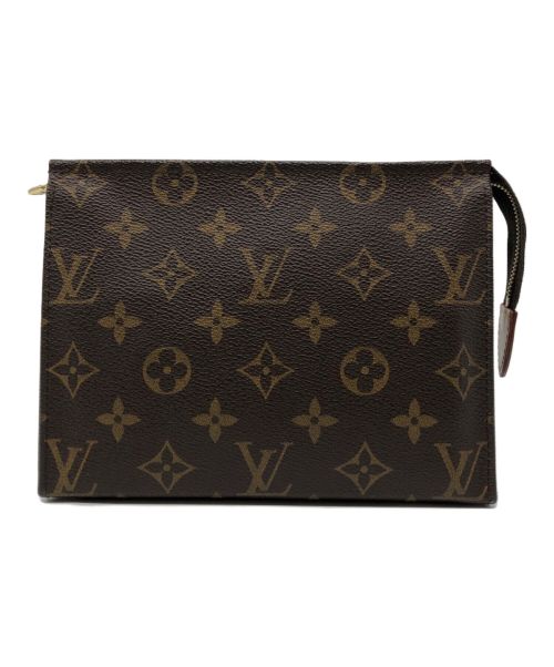 LOUIS VUITTON（ルイ ヴィトン）LOUIS VUITTON (ルイ ヴィトン) ポッシュ・トワレット19 ブラウンの古着・服飾アイテム