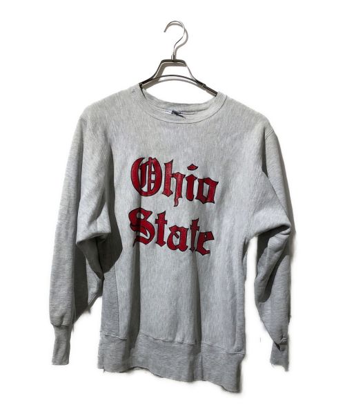 Champion（チャンピオン）Champion (チャンピオン) REVERSE WEAVE OHIO STATE ライトグレー サイズ:Lの古着・服飾アイテム