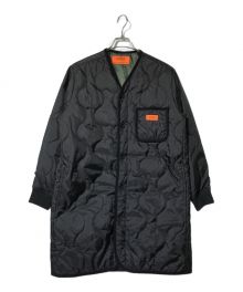 UNIVERSAL OVERALL（ユニバーサルオーバーオール）の古着「QUILT COAT」｜オリーブ