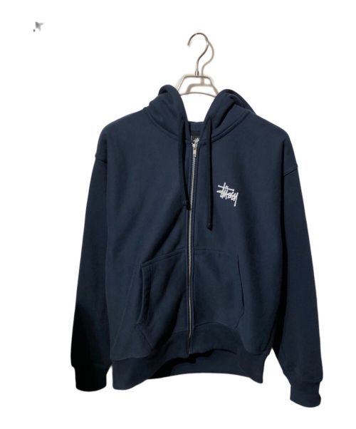 stussy（ステューシー）stussy (ステューシー) BASIC STUSSY ZIP HOOD/1974870/ジップパーカー ネイビー サイズ:Mの古着・服飾アイテム