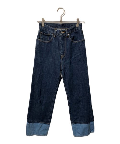 soduk（スドーク）soduk (スドーク) 22SS double denim trousers インディゴ サイズ:Sの古着・服飾アイテム