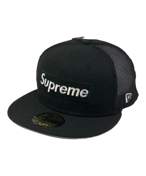 SUPREME（シュプリーム）Supreme (シュプリーム) New Era (ニューエラ) メッシュキャップ ブラックの古着・服飾アイテム