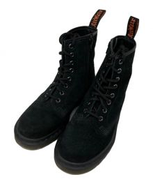 Dr.Martens×BEAMS（ドクターマーチン×ビームス）の古着「サイドジップスエード8ホールブーツ」｜ブラック