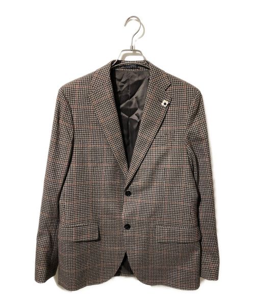 LARDINI（ラルディーニ）LARDINI (ラルディーニ) テーラードジャケット ブラウン サイズ:48の古着・服飾アイテム