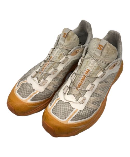 SALOMON（サロモン）SALOMON (サロモン) XT-6 FT Vanila Buckskin/471514/スニーカー/バニラバックスキン オレンジ×ベージュ サイズ:27.5cmの古着・服飾アイテム