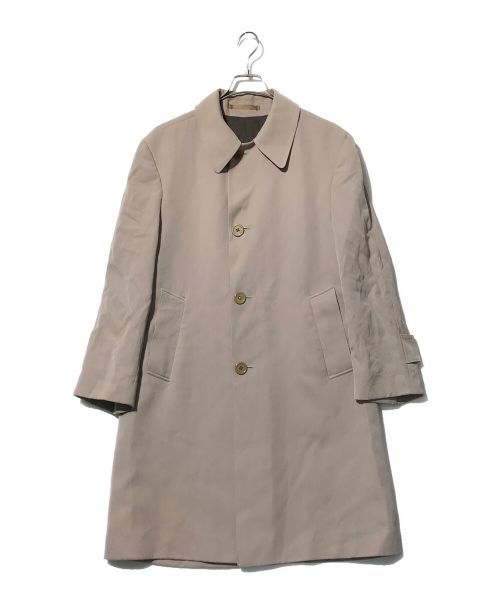 Aquascutum（アクアスキュータム）Aquascutum (アクアスキュータム) ウールロングコート ベージュ サイズ:表記なしの古着・服飾アイテム