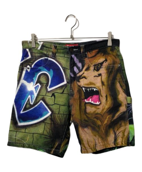 SUPREME（シュプリーム）SUPREME (シュプリーム) 18SS Lion's Den Painter Shorts グリーン サイズ:30の古着・服飾アイテム